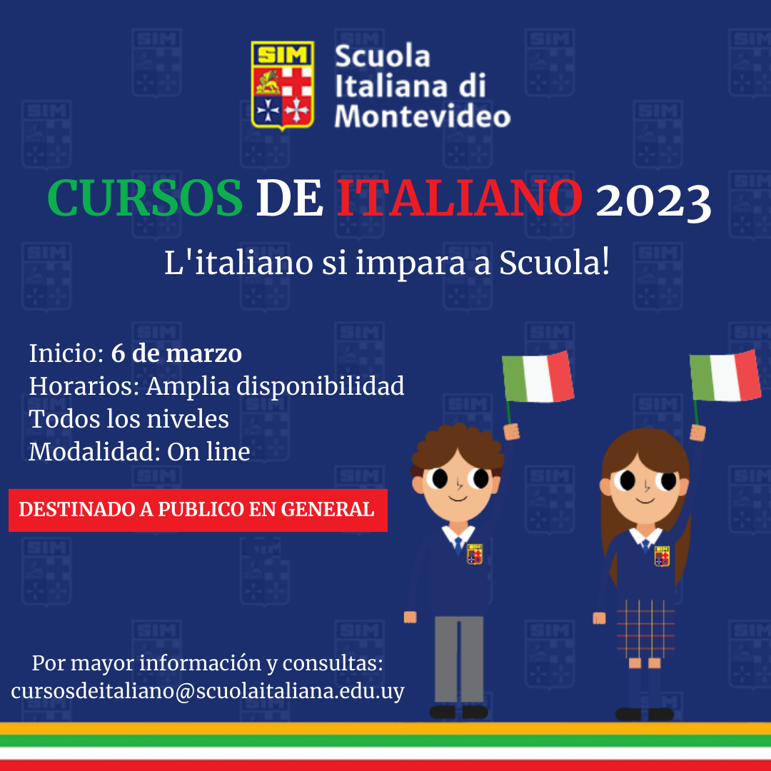 CURSOS DE ITALIANO 2023
